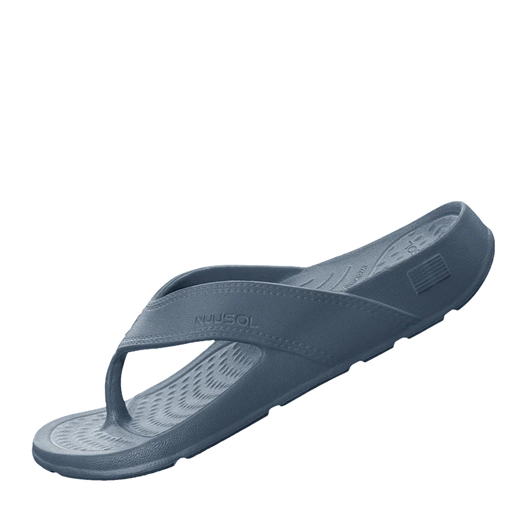 Unisex NuuSol Recovery Flip Flop SLATE GREY CA-30