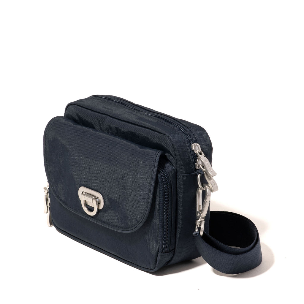 Baggallini Coastal Flip Lock Camera Bag Crossbody FRENCH NAVY CCC955-FRNAVY