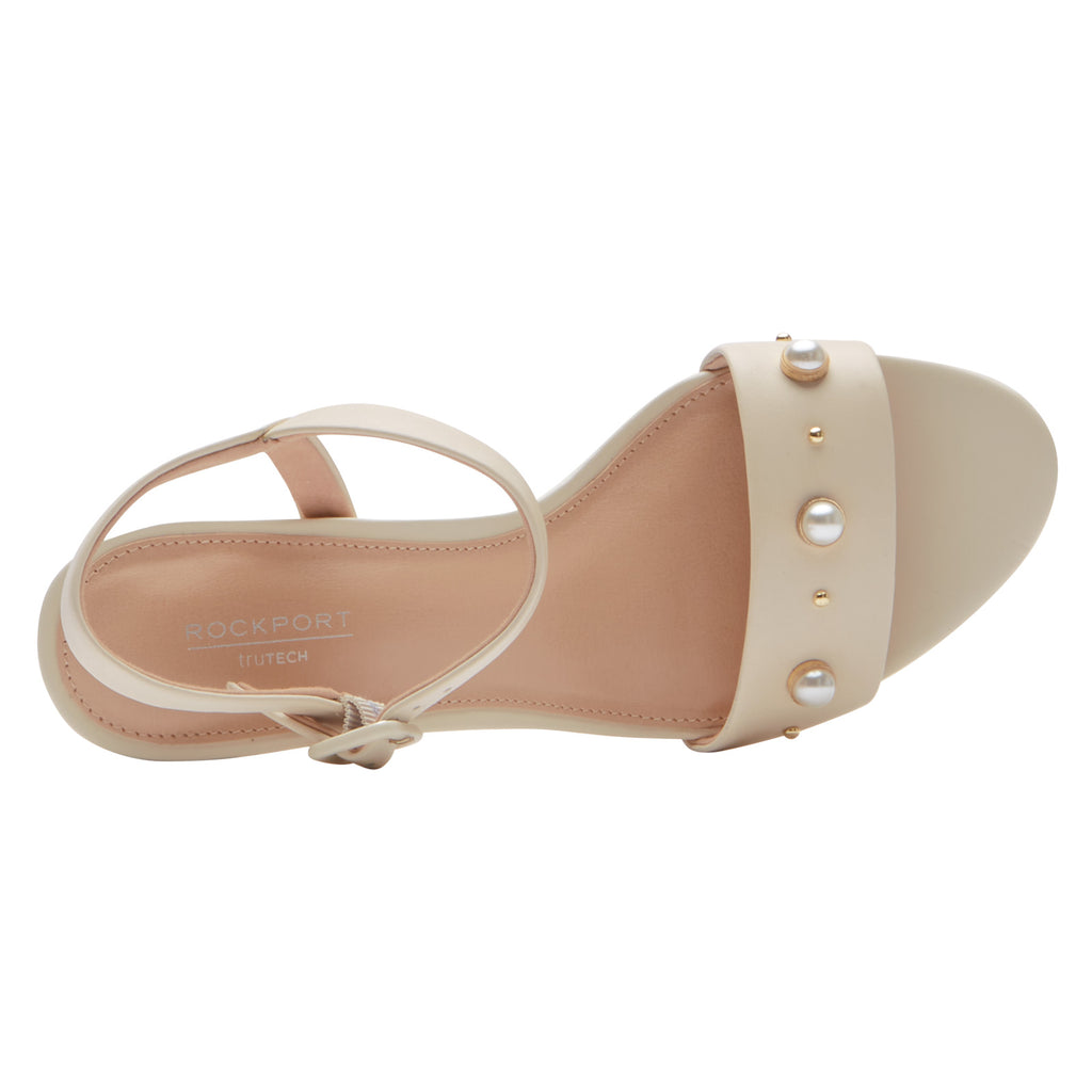 Women's Rockport Tabitha Bling Sandal VANILLA CJ0987