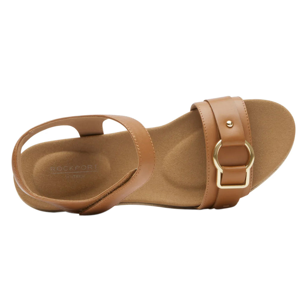 Women's Rockport Briah II Two Band Sandal BROWN CJ1070