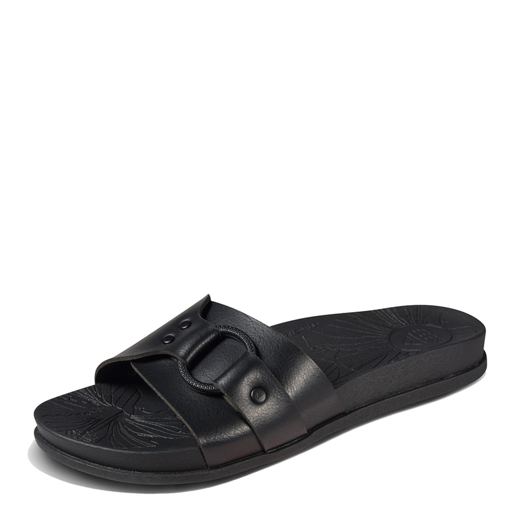 Women's Reef Cushion Soho Cruz Sandal BLACK NIGHTLIFE CJ2817