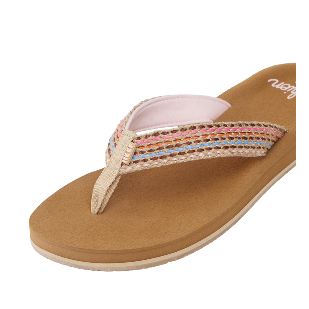 Women's Reef Baja Elana Sandal Brown/Pink CJ7336