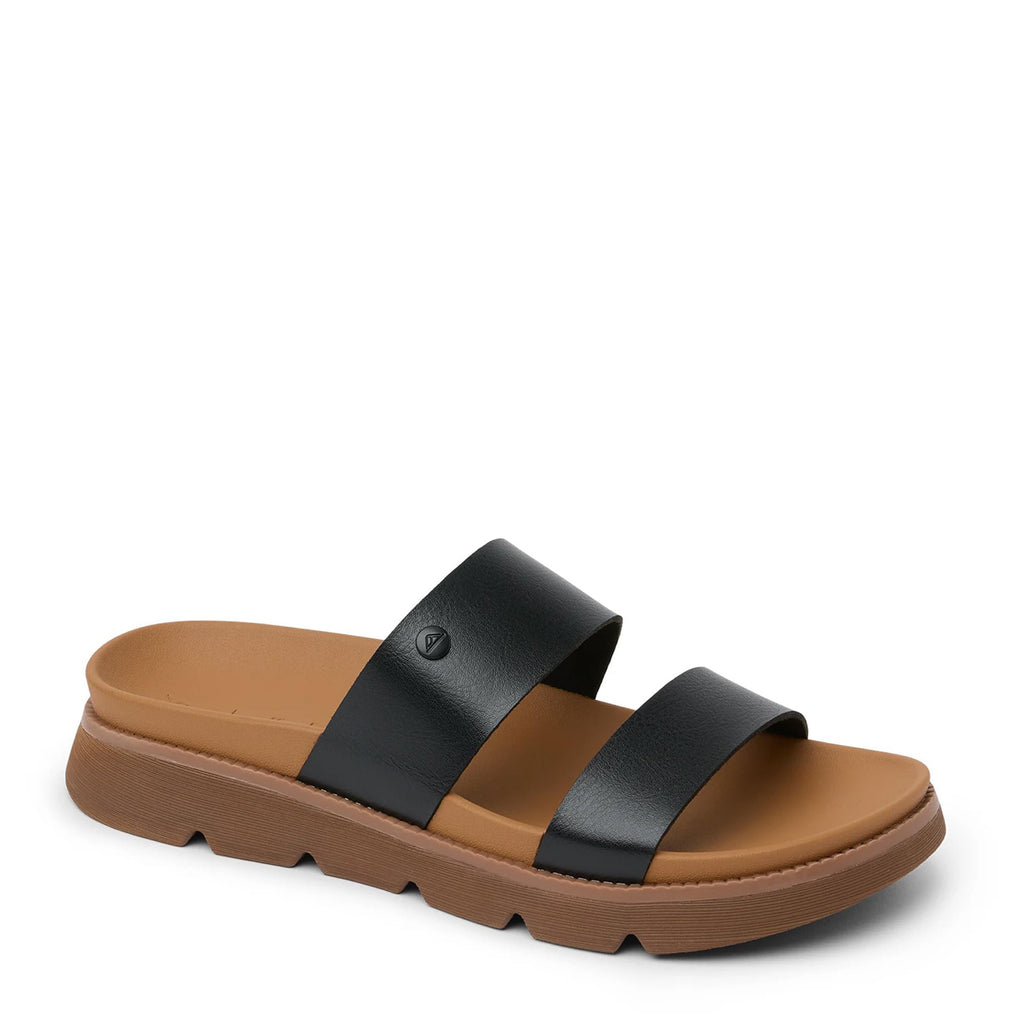 Women's Reef Vista Luxe Thea Sandal BLACK TAN CJ7370