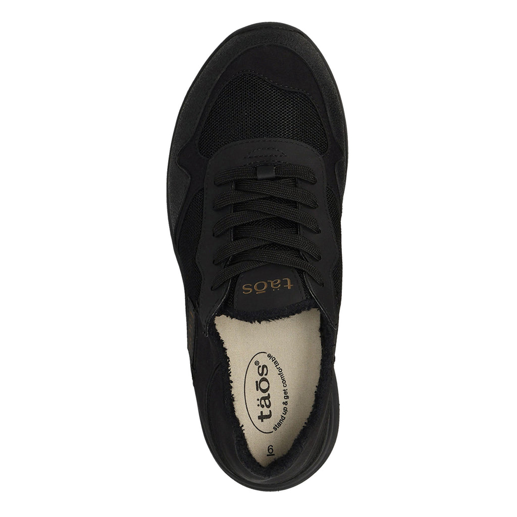 Women's Taos Direction Sneaker SOLID BLACK DIR-14046-BKBK