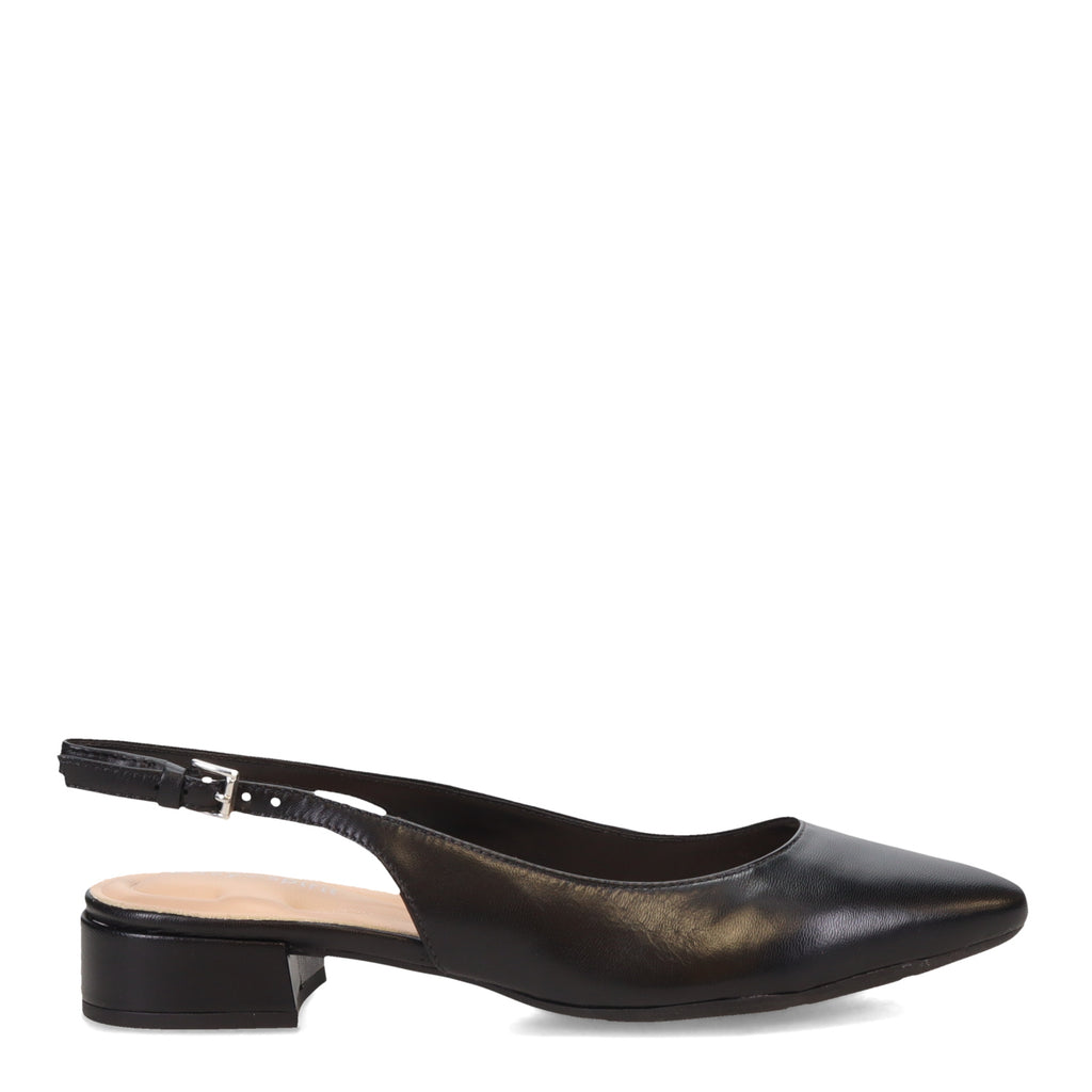 Women's Easy Spirit Cassius Pump BLACK LEATHER E-CASSIUS-BLK01