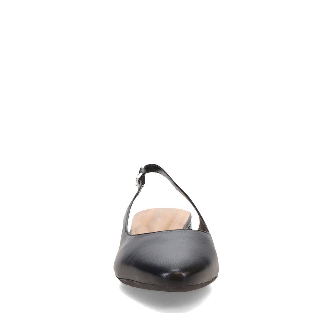 Women's Easy Spirit Cassius Pump BLACK LEATHER E-CASSIUS-BLK01