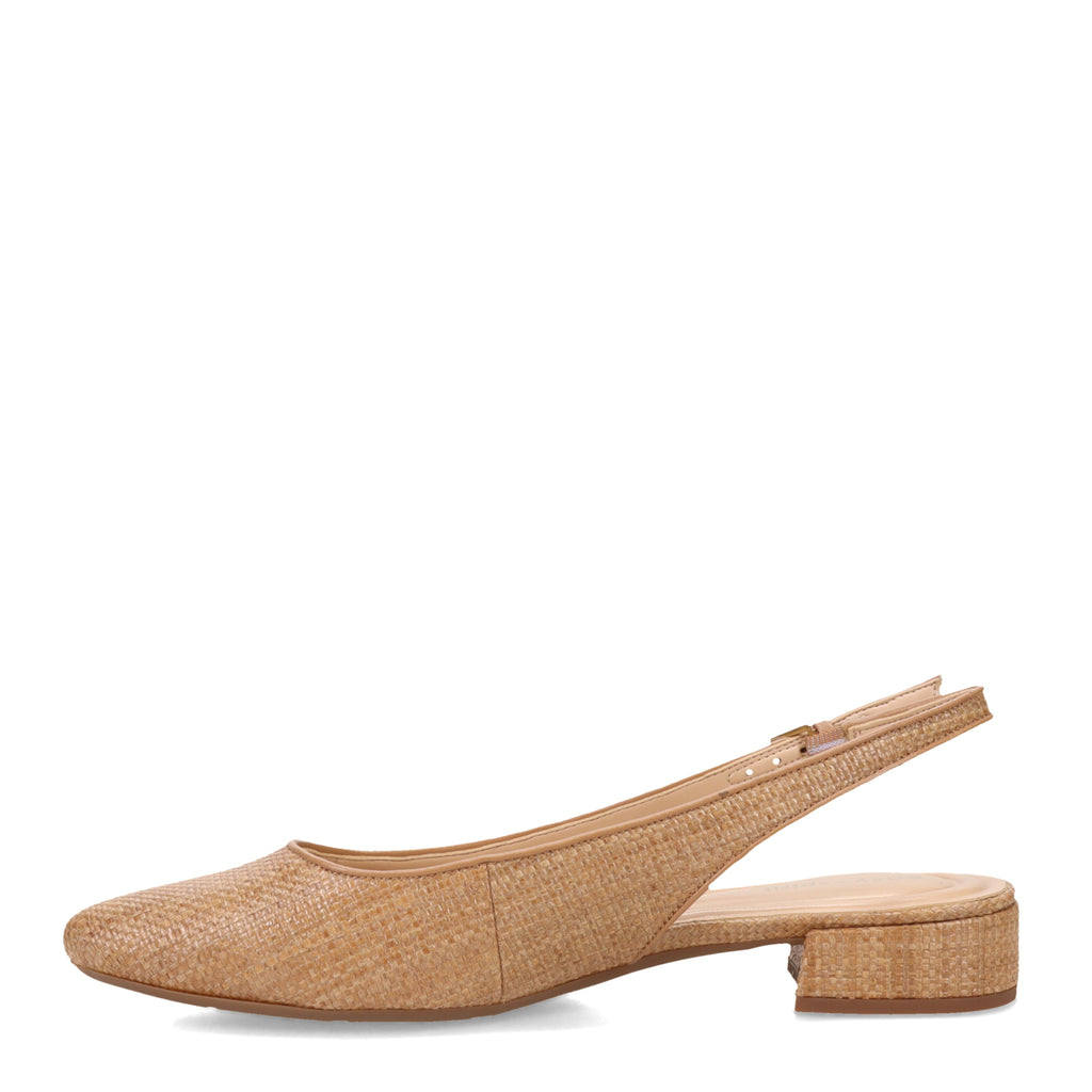 Women's Easy Spirit Cassius Pump BROWN RAFFIA E-CASSIUS2-MBR0