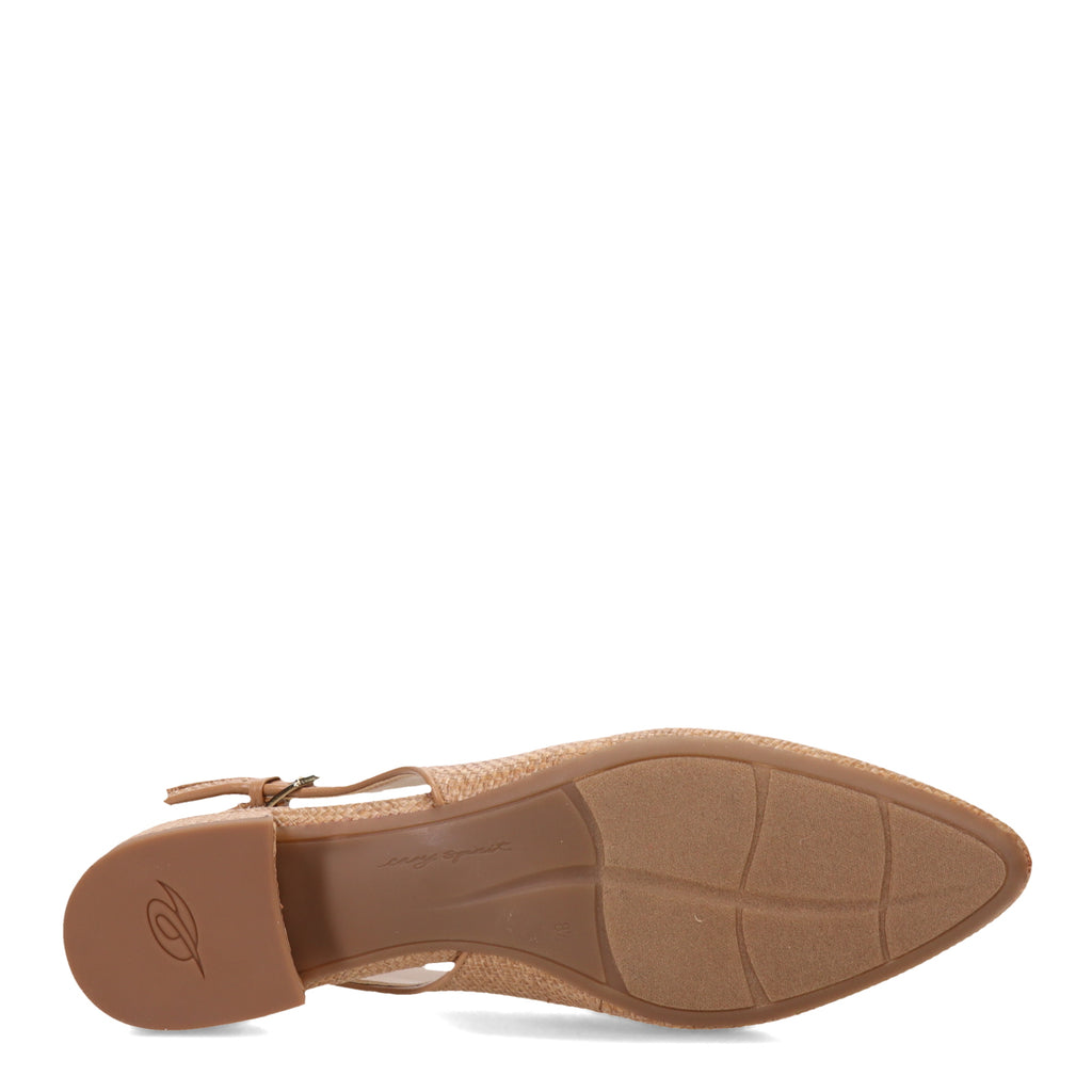 Women's Easy Spirit Cassius Pump BROWN RAFFIA E-CASSIUS2-MBR0