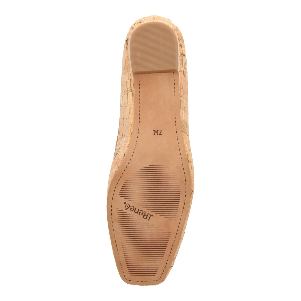 Women's J Renee Edie Flat GOLD CORK EDIE-CONAG