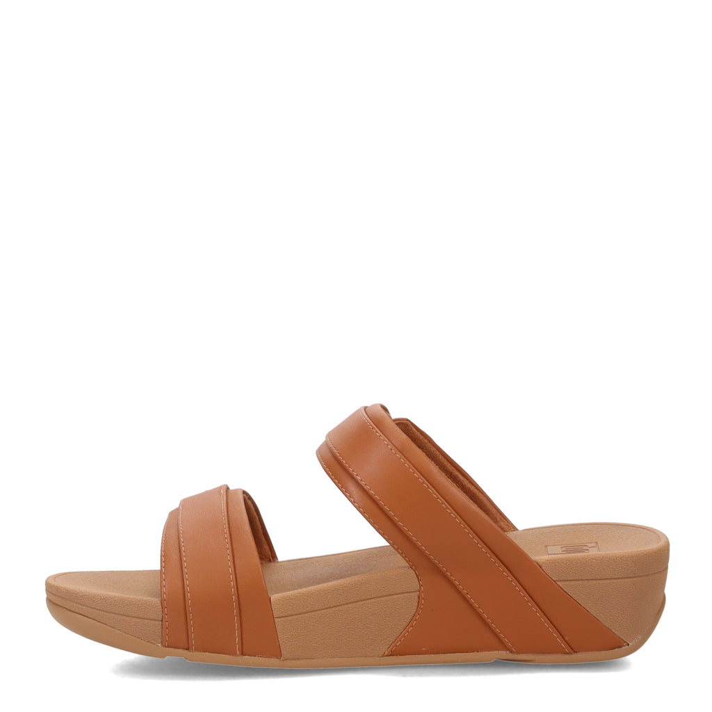 Women's FitFlop Lulu Adjustable Buckle Slide Sandal LIGHT TAN ES7-592