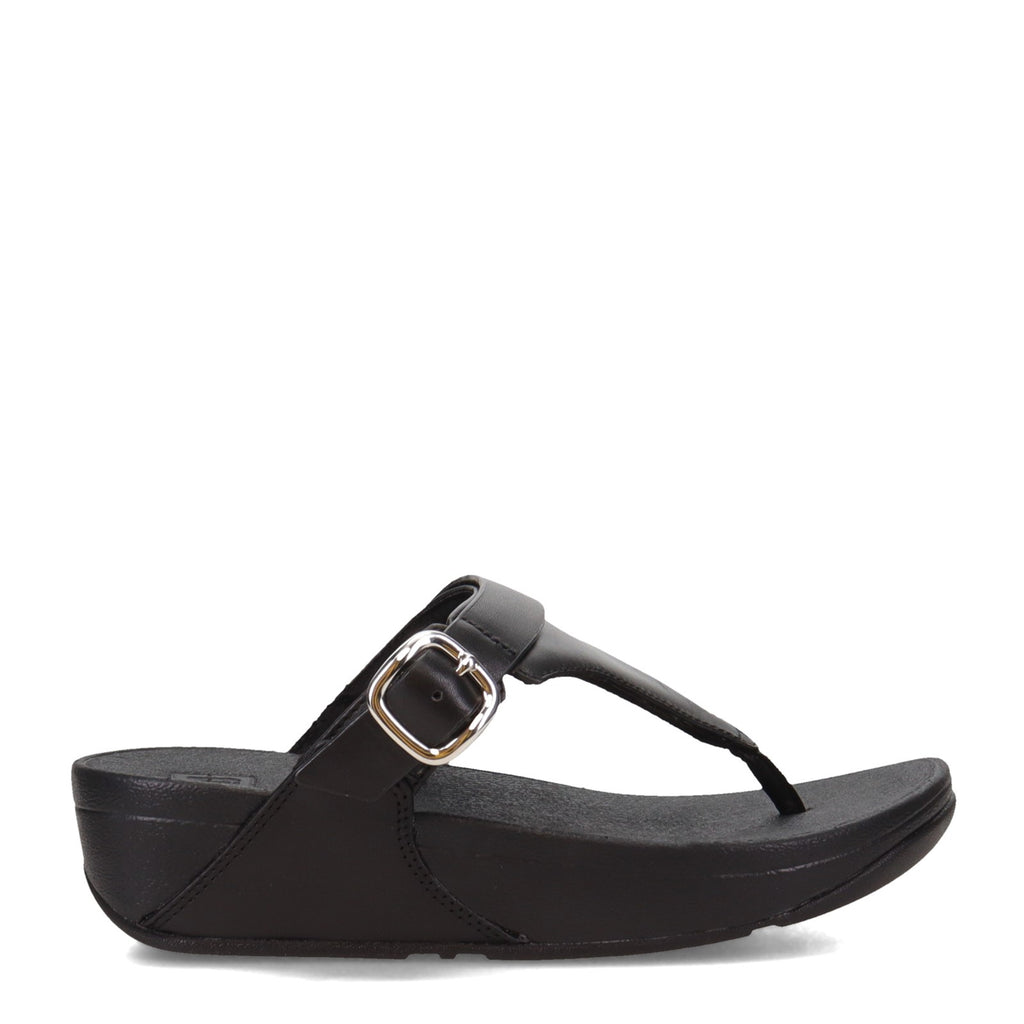 Women's FitFlop Lulu Adjustable Thong Sandal BLACK ES8-090