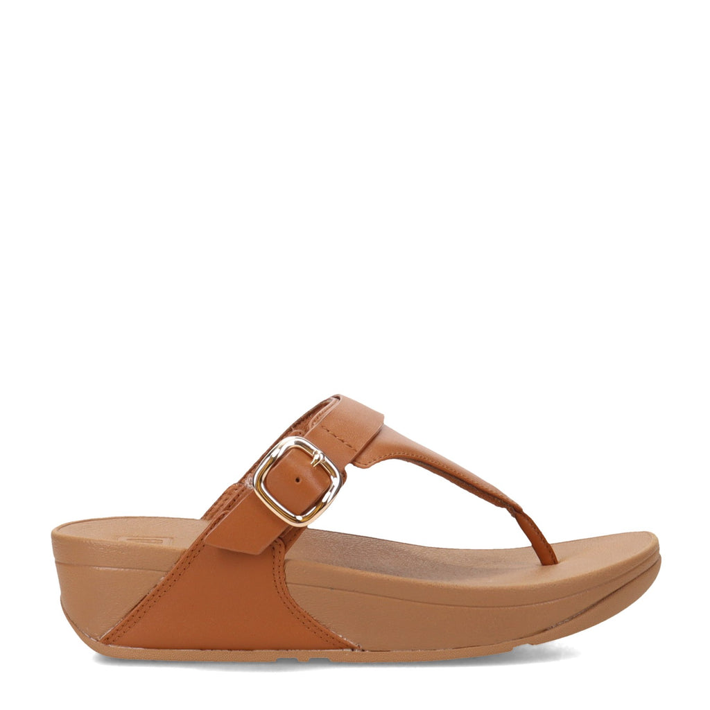 Women's FitFlop Lulu Adjustable Thong Sandal LIGHT TAN ES8-592