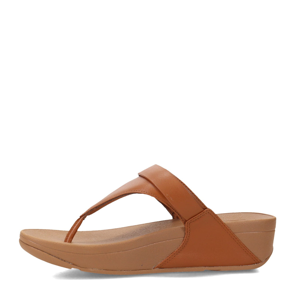 Women's FitFlop Lulu Adjustable Thong Sandal LIGHT TAN ES8-592