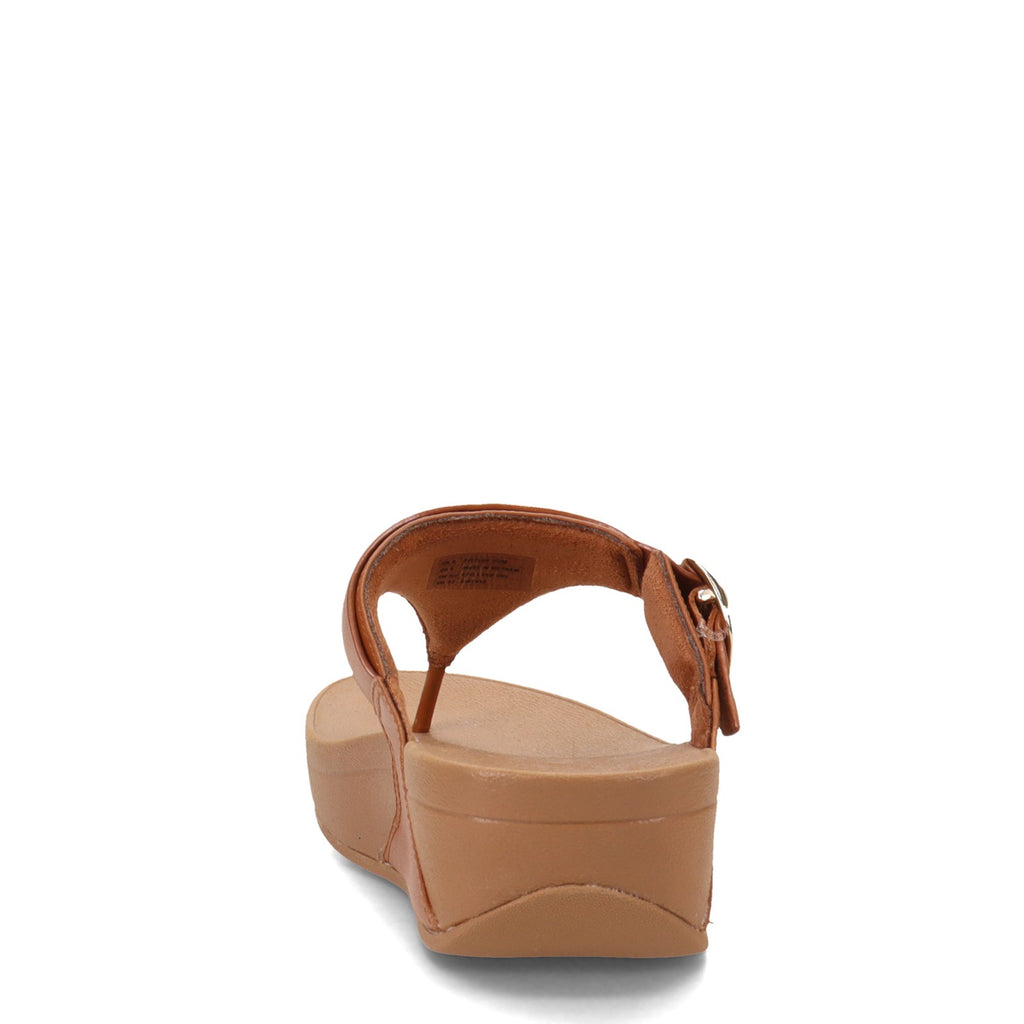 Women's FitFlop Lulu Adjustable Thong Sandal LIGHT TAN ES8-592