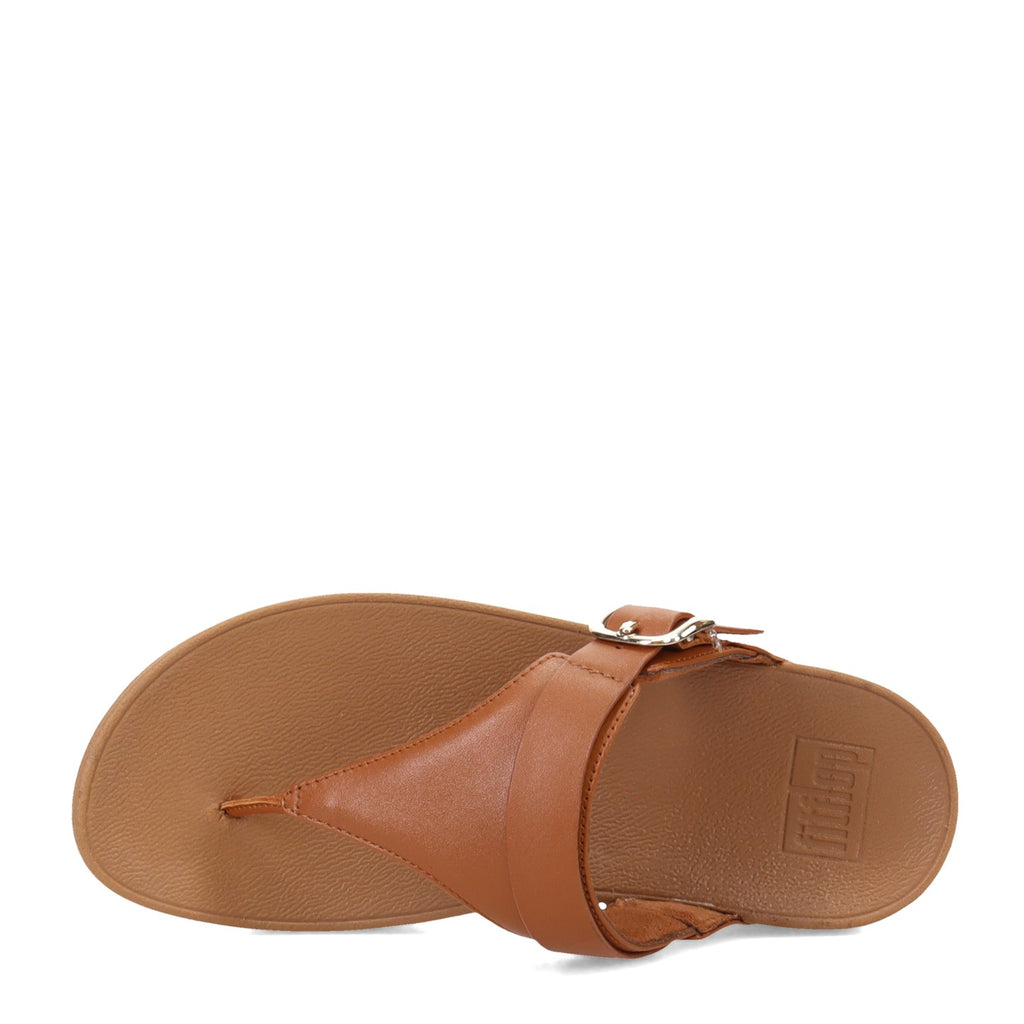 Women's FitFlop Lulu Adjustable Thong Sandal LIGHT TAN ES8-592