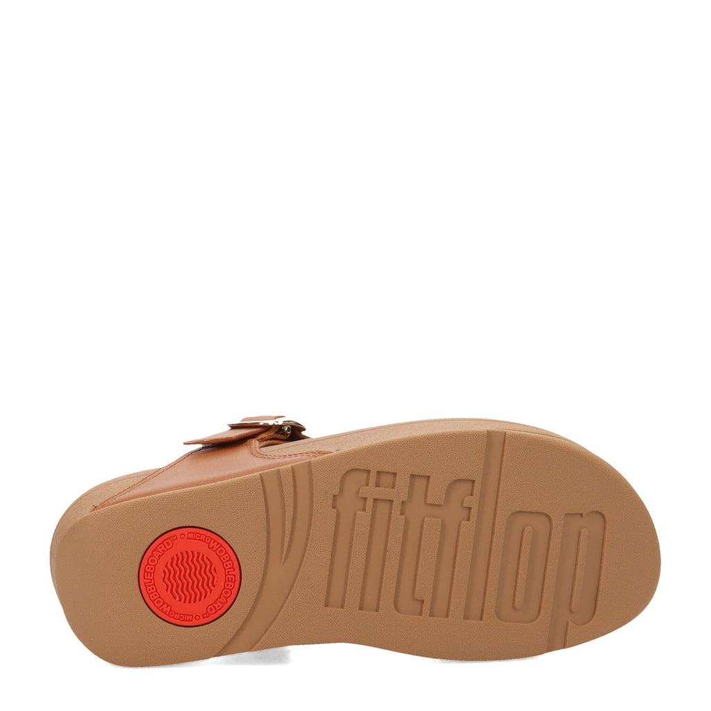 Women's FitFlop Lulu Adjustable Thong Sandal LIGHT TAN ES8-592