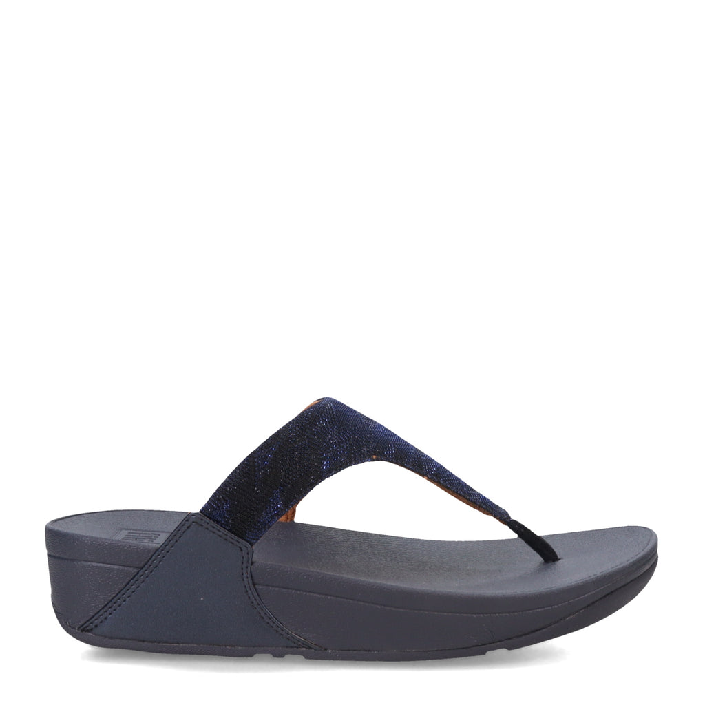 Women's FitFlop Lulu Glitz Thong Sandal MIDNIGHT NAVY ET9-399