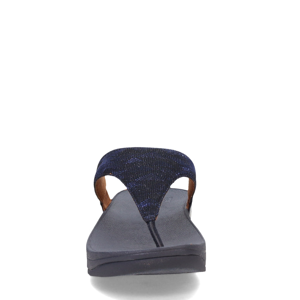 Women's FitFlop Lulu Glitz Thong Sandal MIDNIGHT NAVY ET9-399