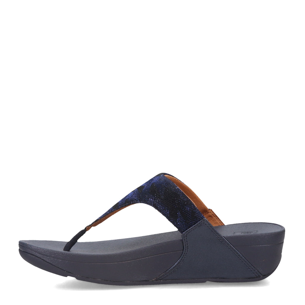 Women's FitFlop Lulu Glitz Thong Sandal MIDNIGHT NAVY ET9-399