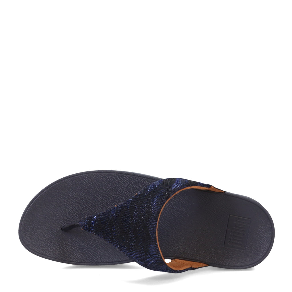 Women's FitFlop Lulu Glitz Thong Sandal MIDNIGHT NAVY ET9-399