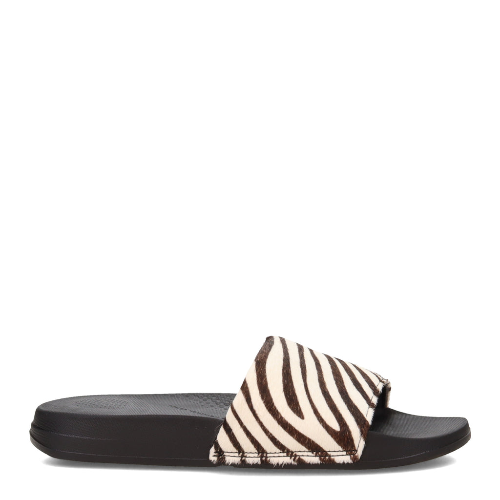 Women's FitFlop iQushion Slide Sandal ZEBRA FE1-A13