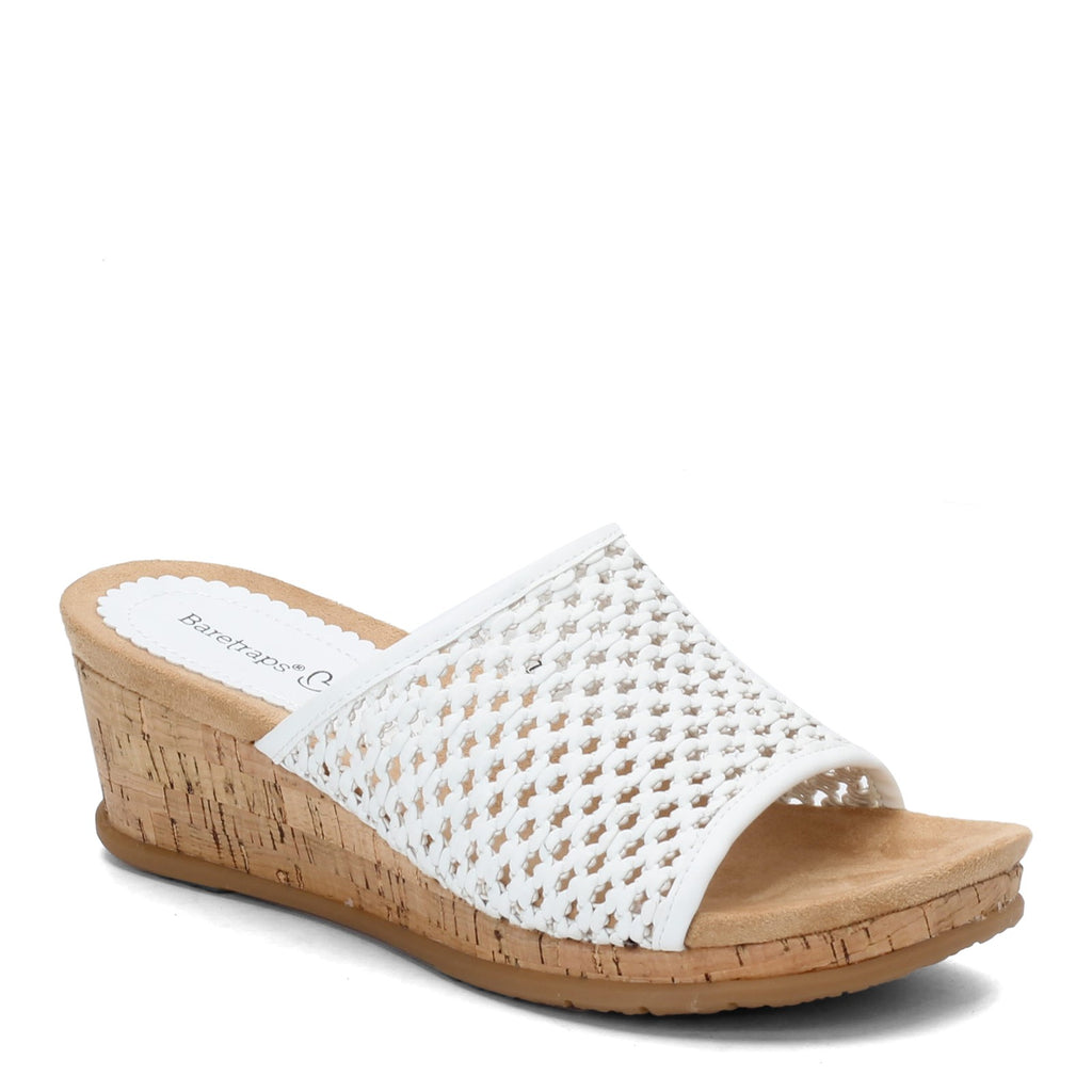 Women's Baretraps Flossey Sandal WHITE FLOSSEY WHITE