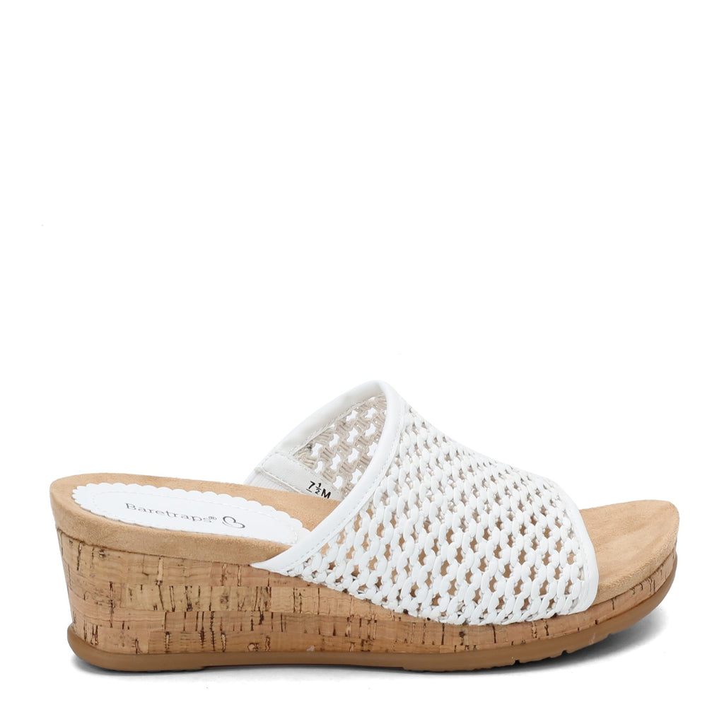 Women's Baretraps Flossey Sandal WHITE FLOSSEY WHITE