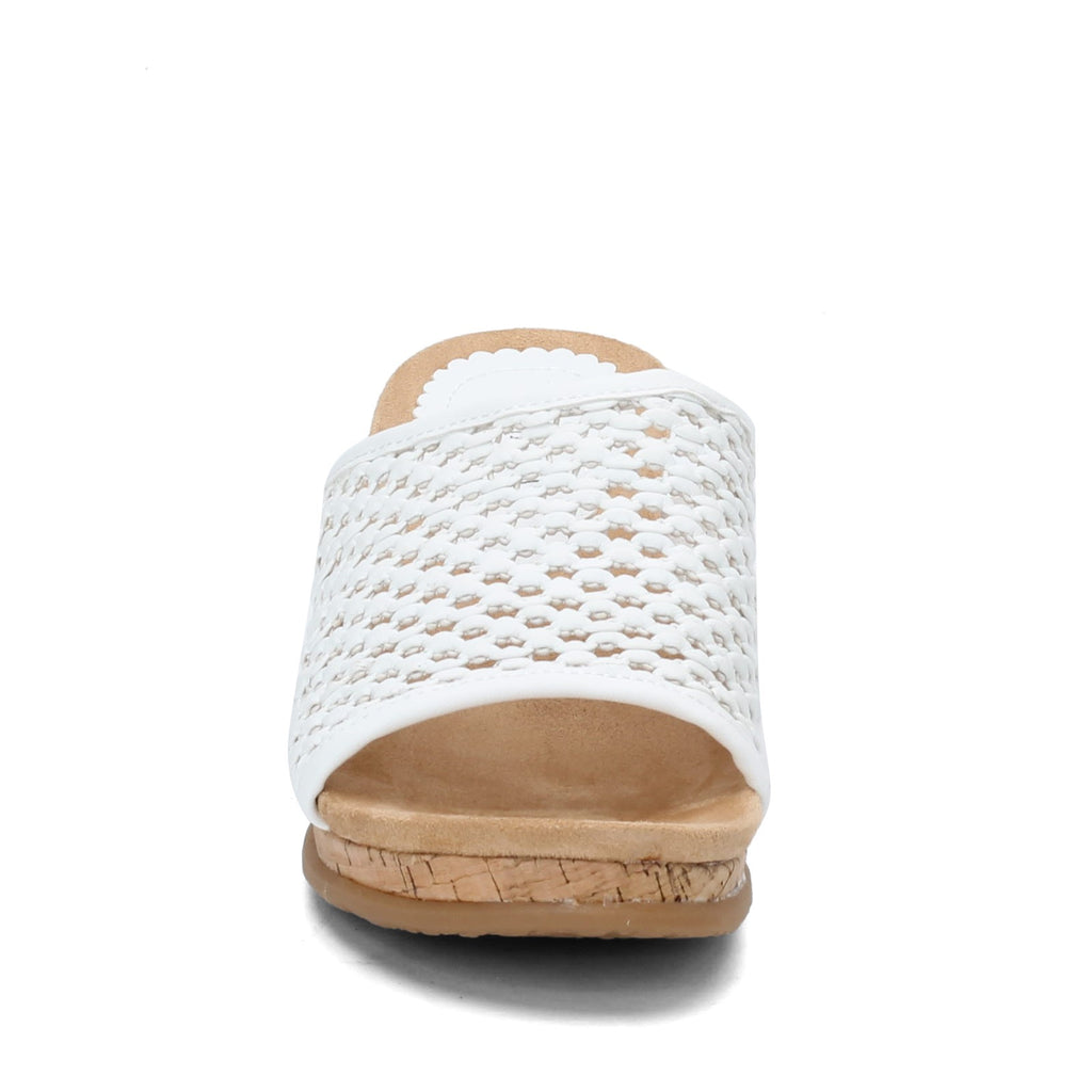 Women's Baretraps Flossey Sandal WHITE FLOSSEY WHITE