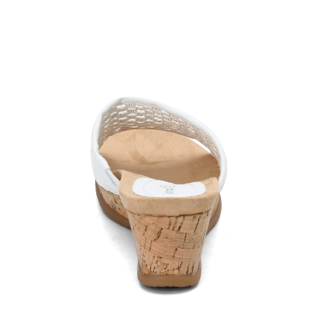 Women's Baretraps Flossey Sandal WHITE FLOSSEY WHITE