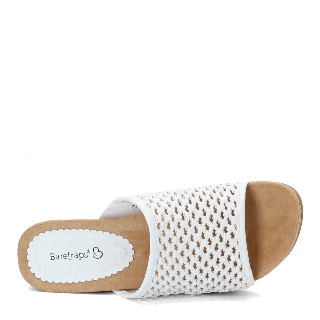 Women's Baretraps Flossey Sandal WHITE FLOSSEY WHITE