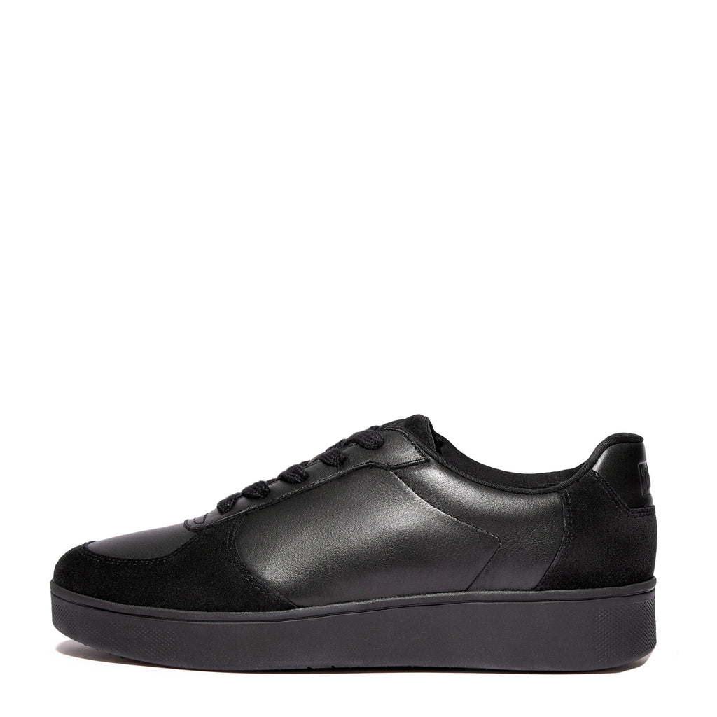 Women's FitFlop Rally Panel Sneaker SOLID BLACK FQ1-090