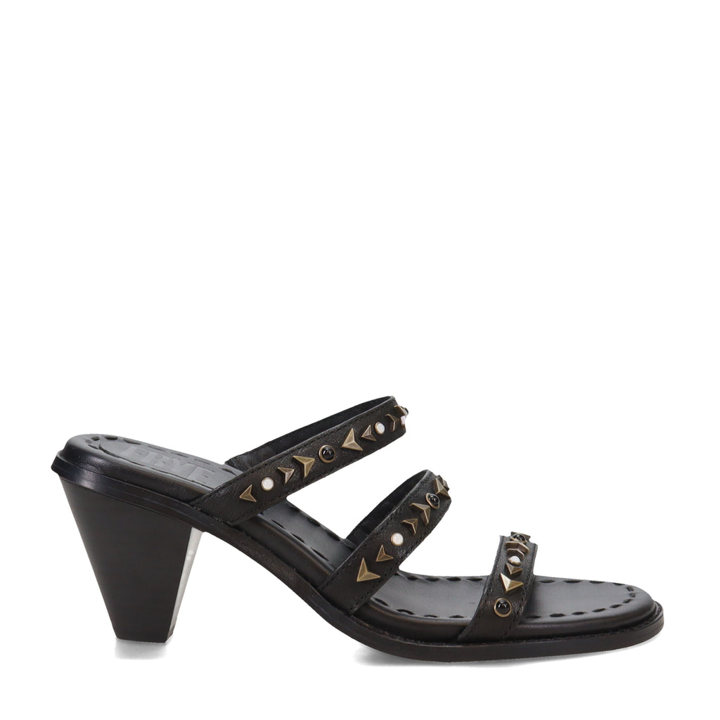 Women's Frye Estelle Studded Sandal BLACK FR40340-BLAC