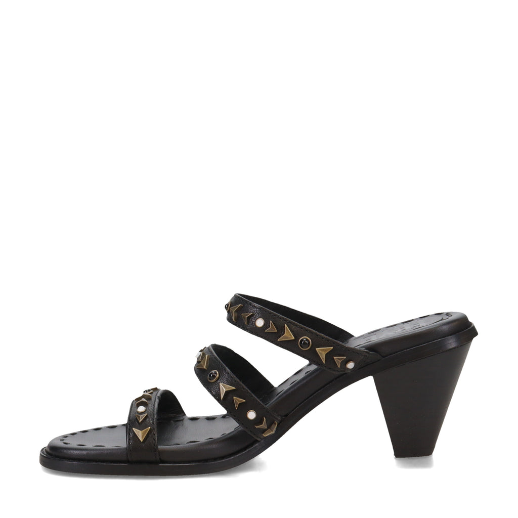 Women's Frye Estelle Studded Sandal BLACK FR40340-BLAC