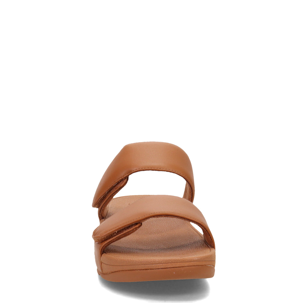 Women's FitFlop Lulu Adjustable Strap Slide Sandal LIGHT TAN FV6-592