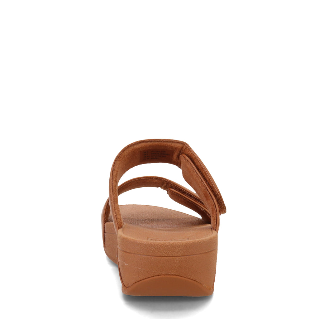 Women's FitFlop Lulu Adjustable Strap Slide Sandal LIGHT TAN FV6-592
