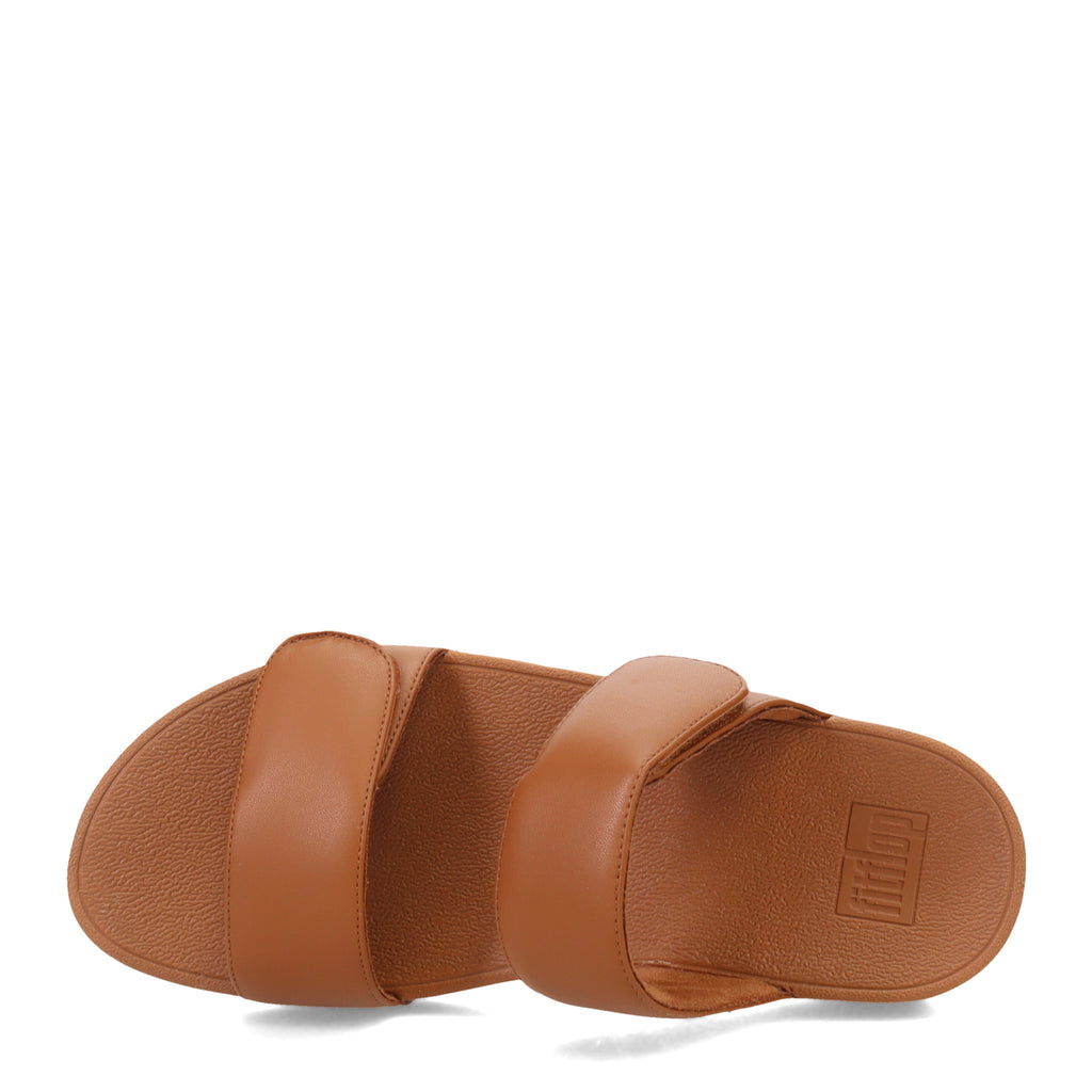 Women's FitFlop Lulu Adjustable Strap Slide Sandal LIGHT TAN FV6-592