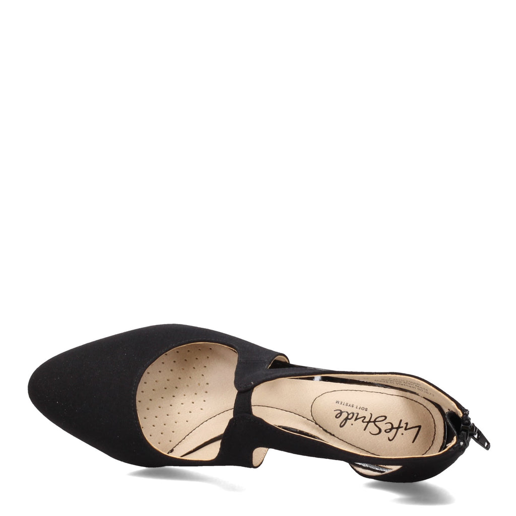 Women's LifeStride Giovanna Pump BLACK STRETCH G0661F2004