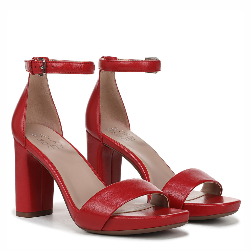 Women's Naturalizer Joy Sandal RED LEATHER G1728LU603