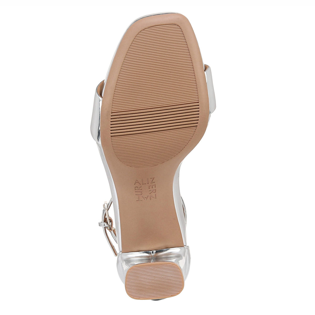 Women's Naturalizer Joy Sandal LIQUID METALLIC SILVER G1728S5024