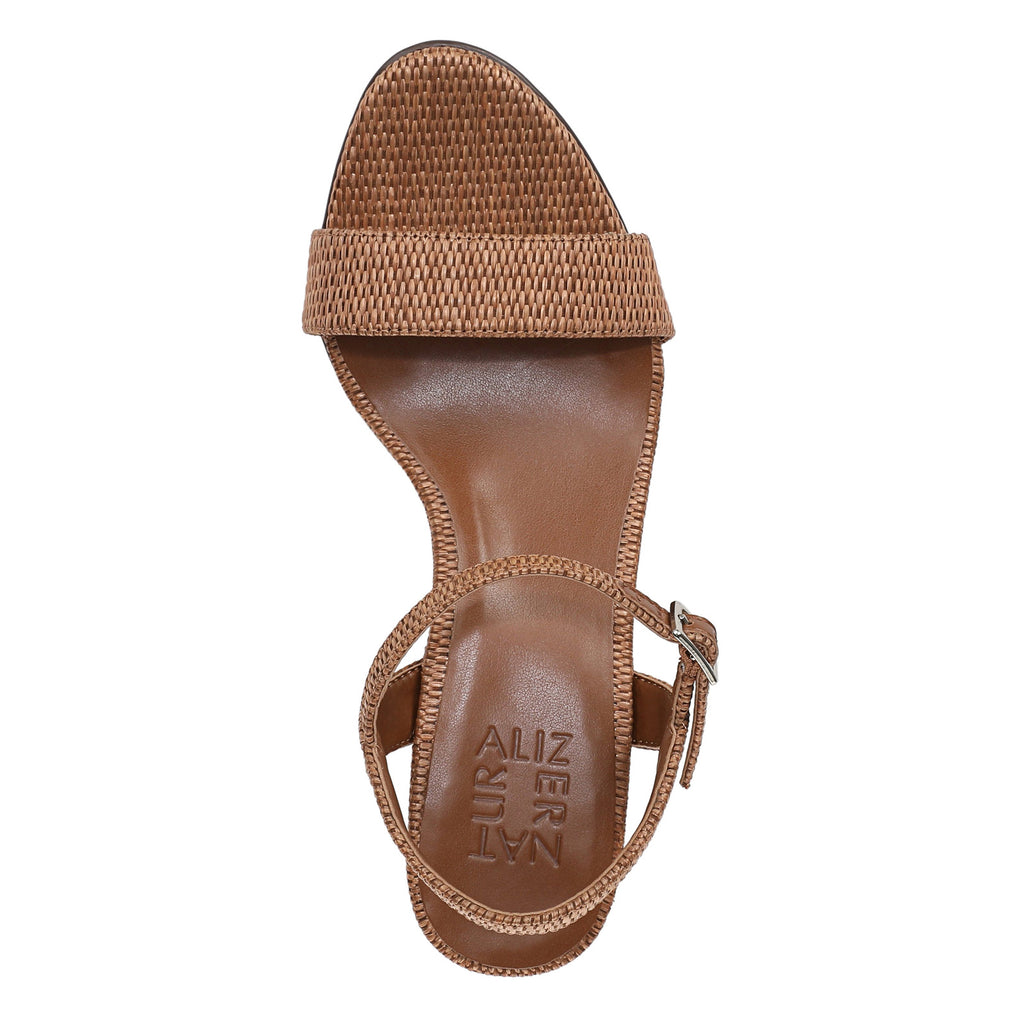 Women's Naturalizer Bristol Sandal WALNUT RAFFIA G86604S209