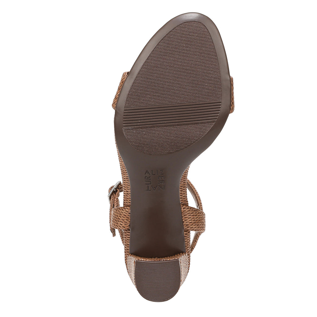 Women's Naturalizer Bristol Sandal WALNUT RAFFIA G86604S209