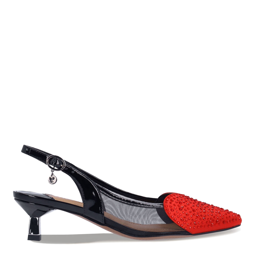 Women's J Renee Gwyn Pump BLACK RED GWYN-PABLR