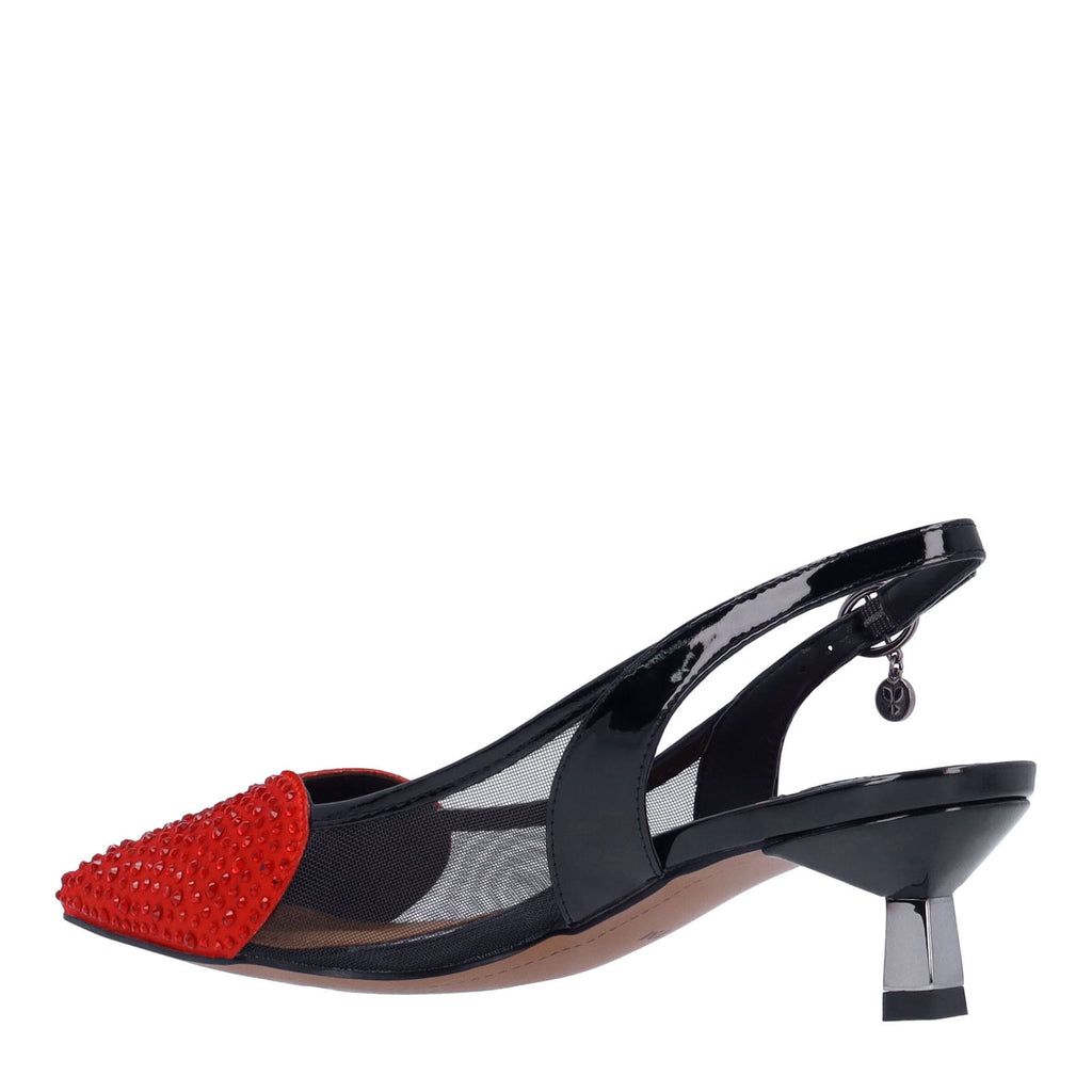 Women's J Renee Gwyn Pump BLACK RED GWYN-PABLR