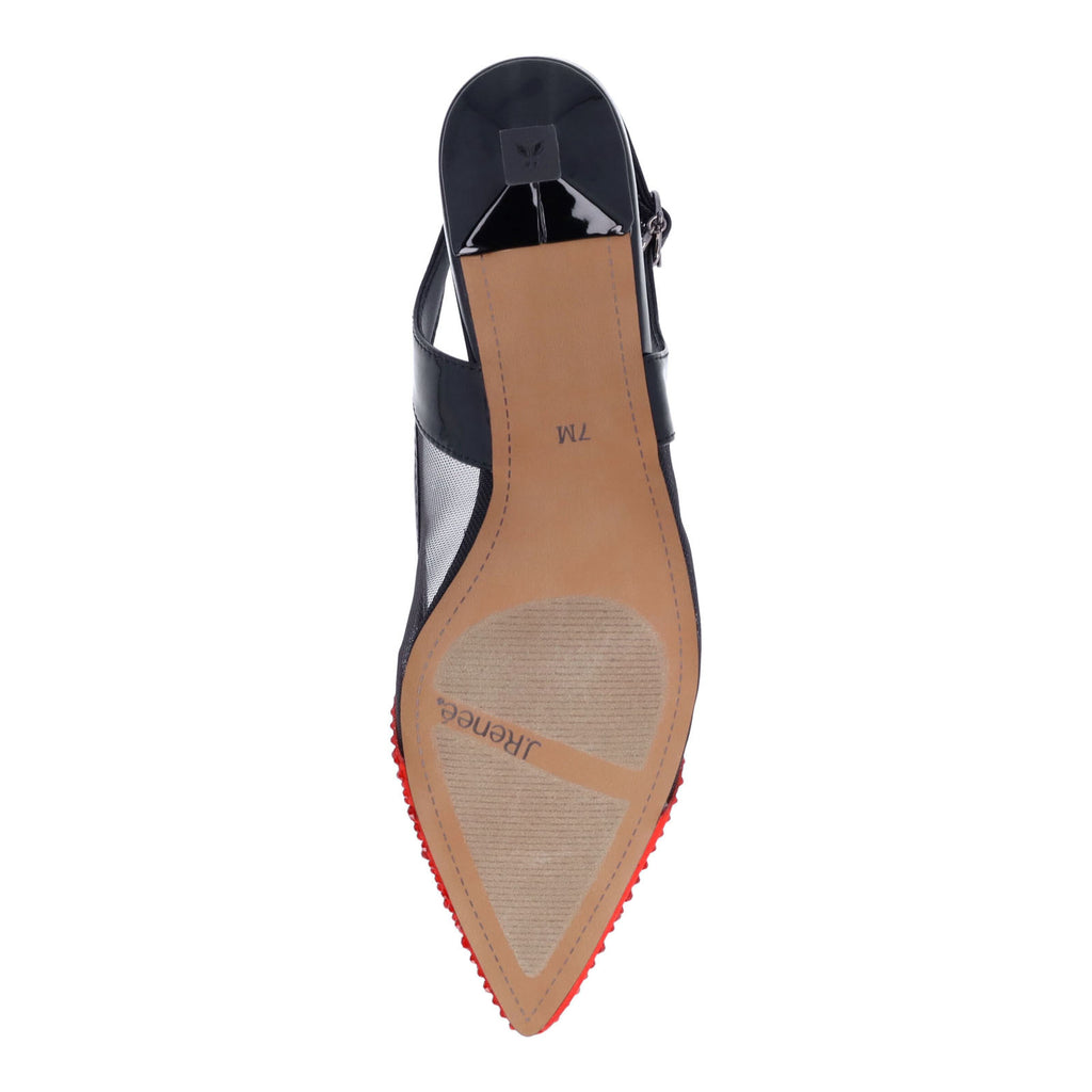 Women's J Renee Gwyn Pump BLACK RED GWYN-PABLR