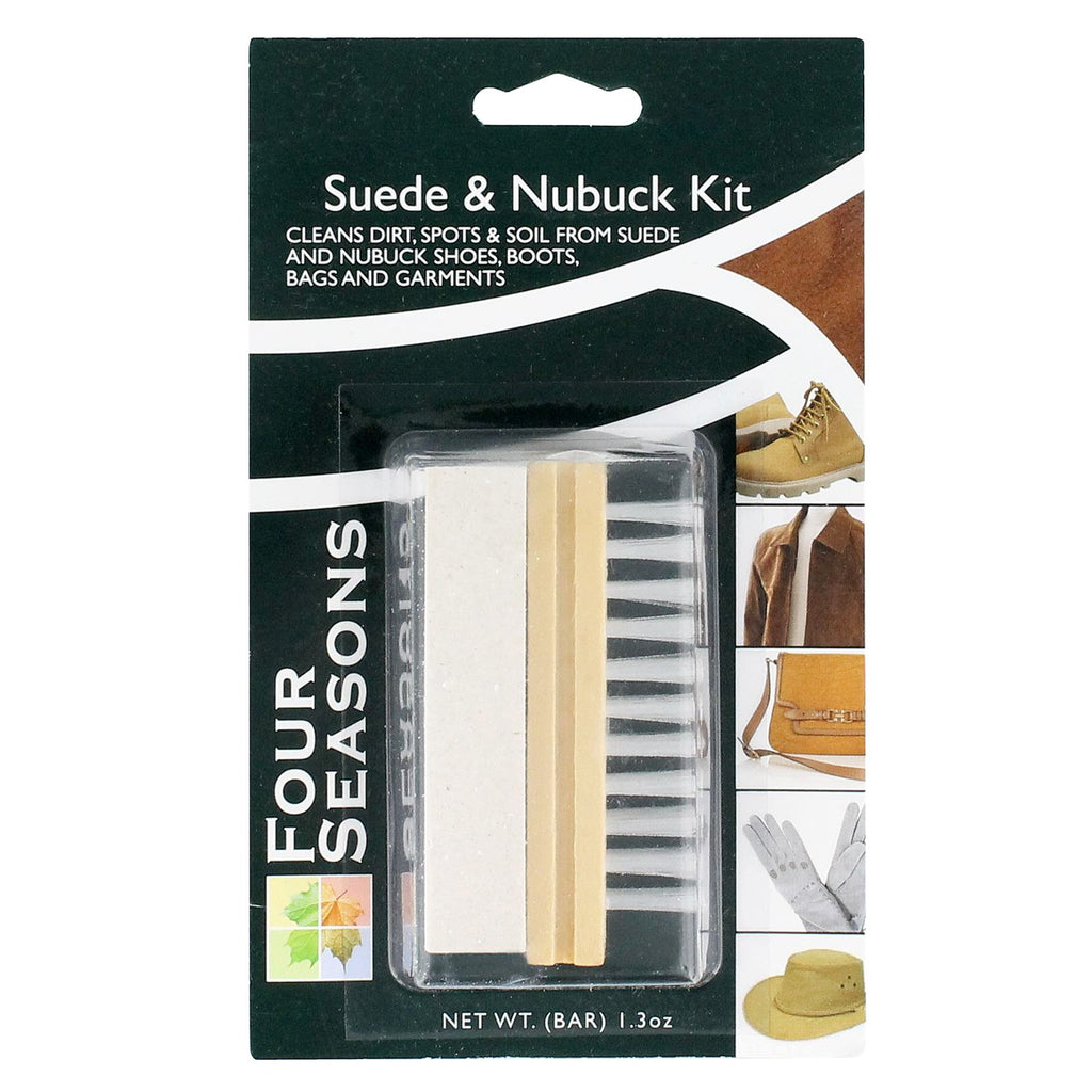 Four Seasons Suede Bar and Brush Kit TRANSPARENT GSBB