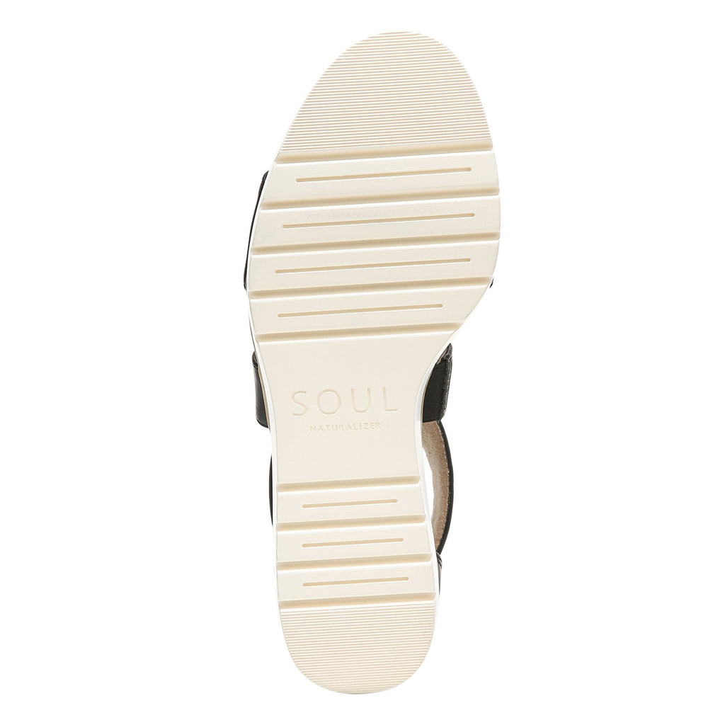 Women's Soul Naturalizer Goodtimes Wedge Sandal BLACK H5571S0001