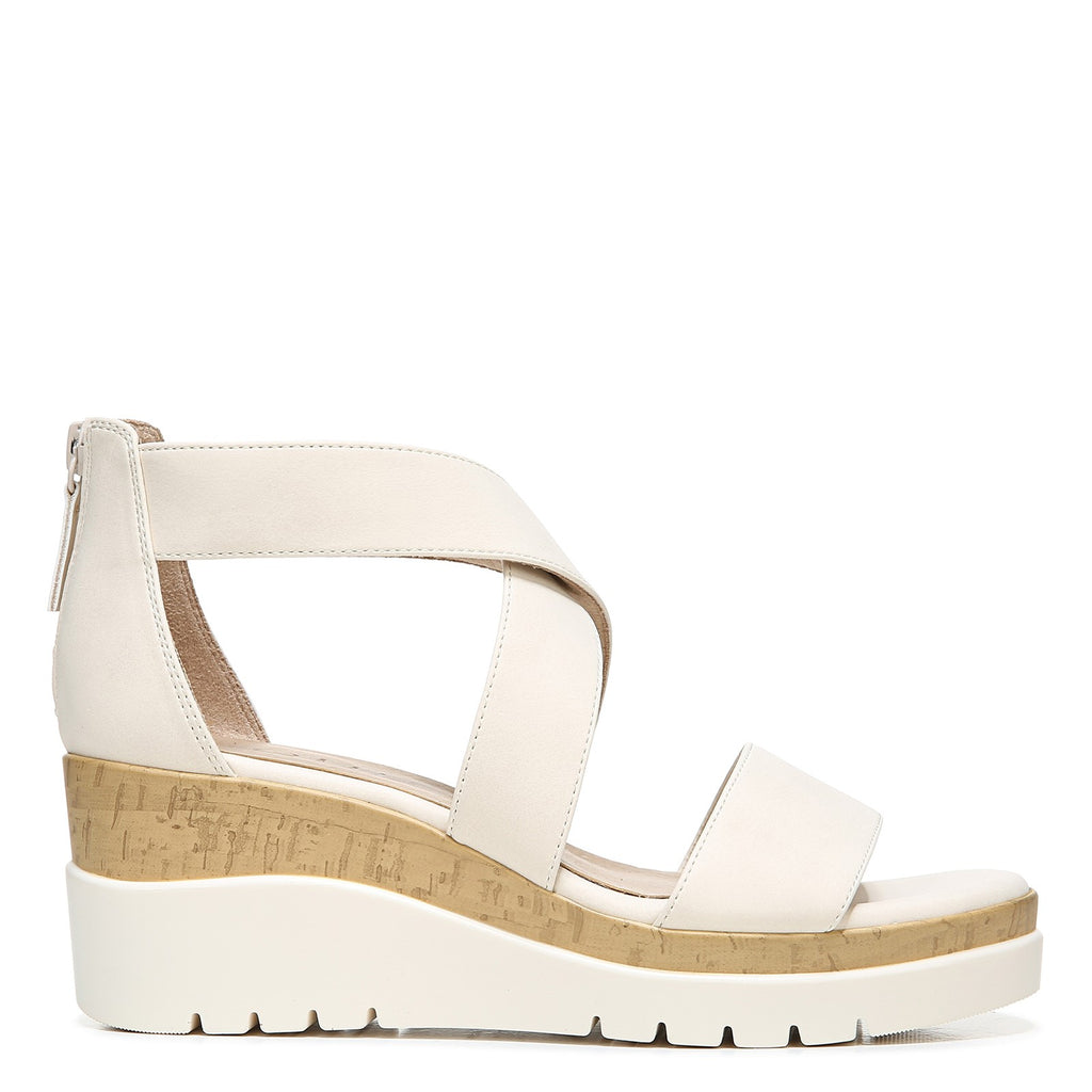 Women's Soul Naturalizer Goodtimes Wedge Sandal PORCELAIN H5571S0250