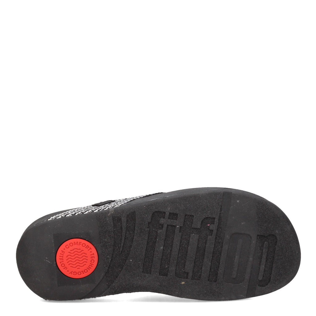 Women's FitFlop Surfa Sandal BLACK/WHITE H84-090