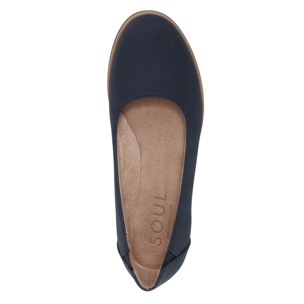Women's SOUL Naturalizer Idea Ballet Flat NAVY H9773S2402
