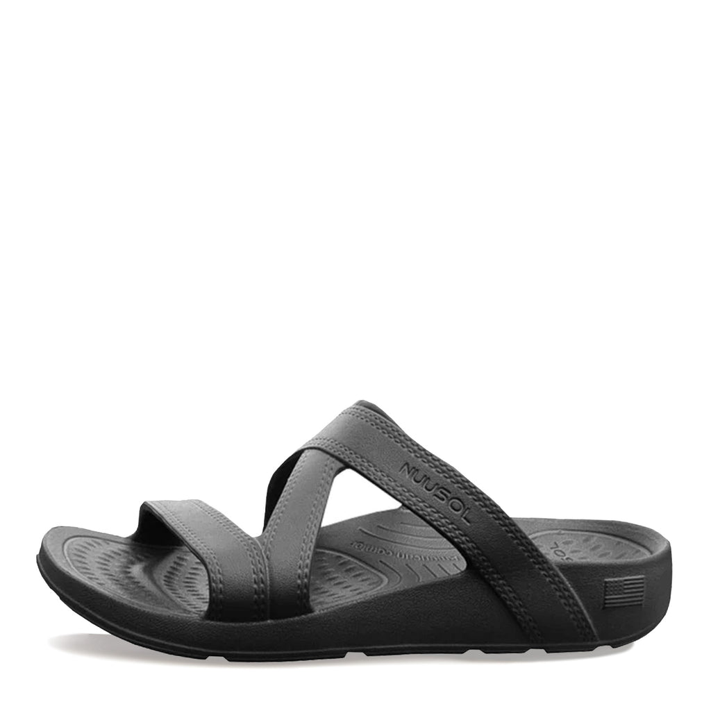 Women's NuuSol Hailey Recovery Slide BLACK HA-17